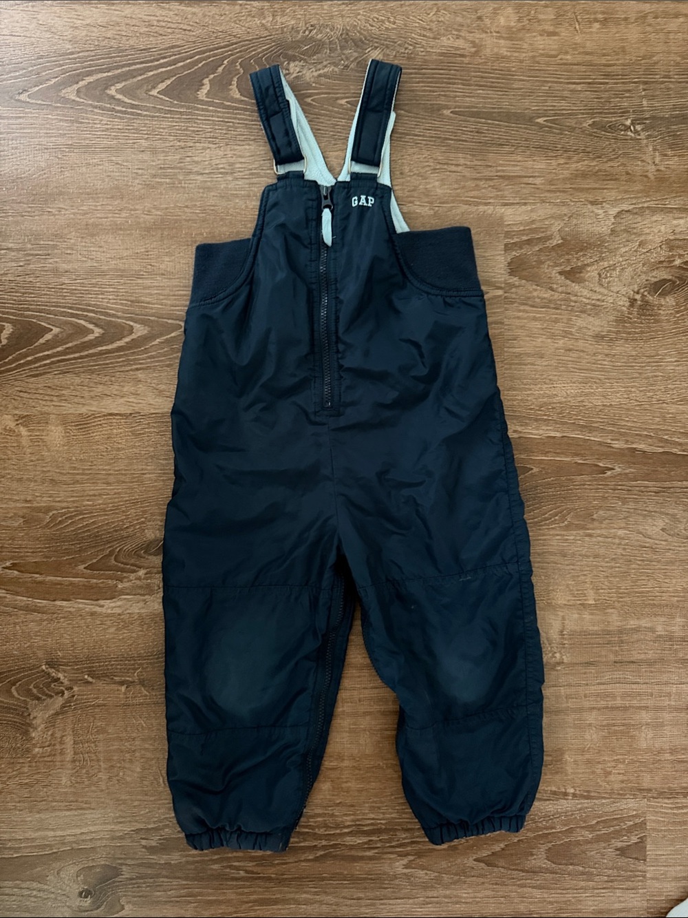 GAP Kids Black Snow Bib Overalls with Adjustable Straps